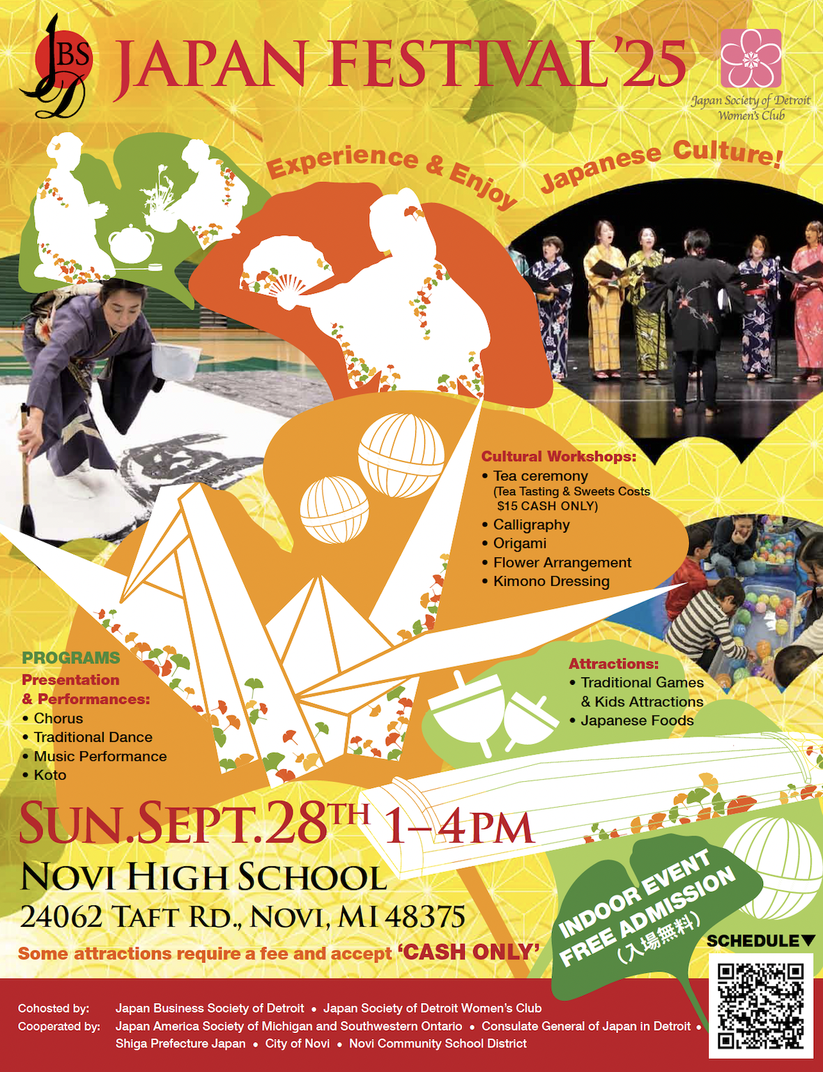JBSD主催 Japan Festival 2025 @ Novi High School